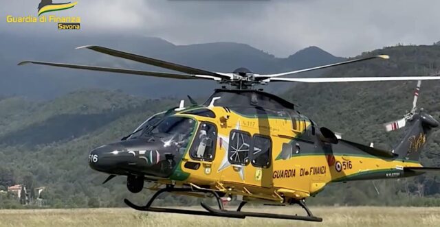 gdf savona elicottero Gdf scopre maxi traffico internazionale di droga scoperto