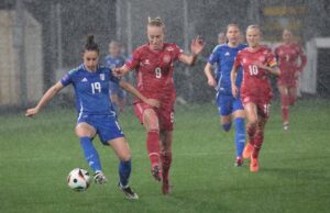 Nations League Femminile: l’Italia si arrende alla Danimarca (3-1) al Picco Nations League Femminile: l'Italia si arrende alla Danimarca (3-1) al Picco