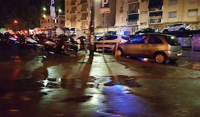 Maltempo a Genova, sottopassi allagati a Brin e via di Francia