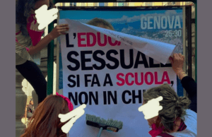 Manifesti Piciocchi coperti da femministe: chieste dimissioni di Rita Bruzzone (Pd)