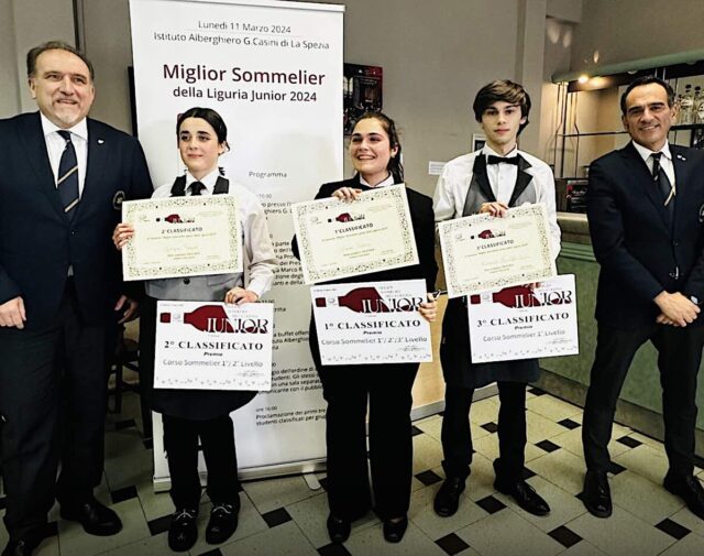 2° concorso regionale “Il Miglior Sommelier della Liguria Junior”