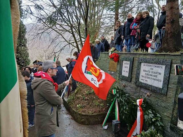 pci commemorazione cravasco Ottantesimo anniversario dell’eccidio di Cravasco