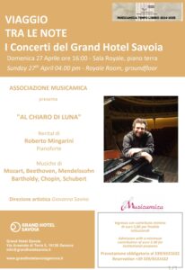 Al chiaro di luna-Locandina concerto