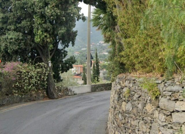 Alassio: chiusura temporanea della SP18 Alassio - Moglio - Testico