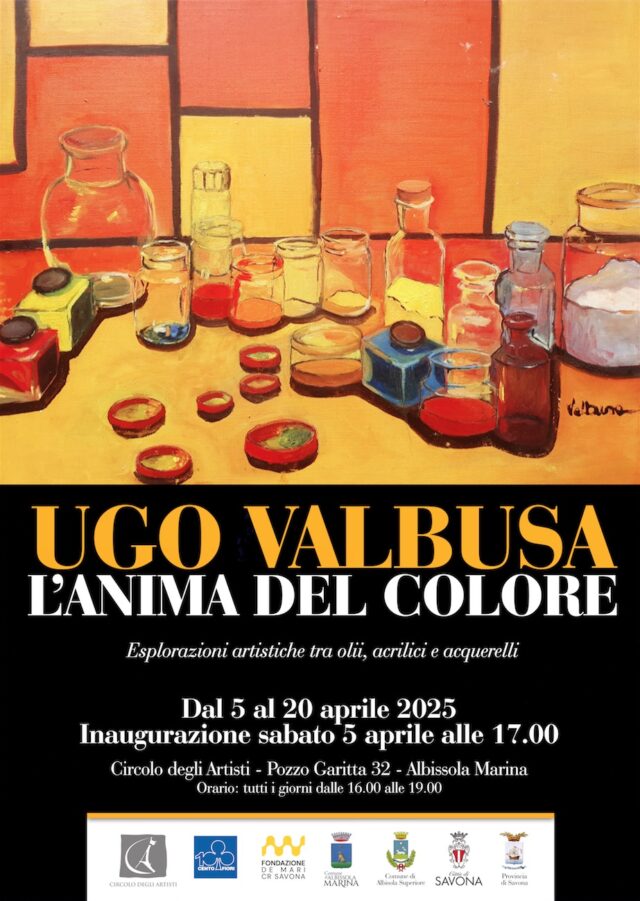 La personale di Ugo Valbusa sarà ospite del Circolo degli Artisti ad Albissola La personale di Ugo Valbusa sarà ospite del Circolo degli Artisti ad Albissola