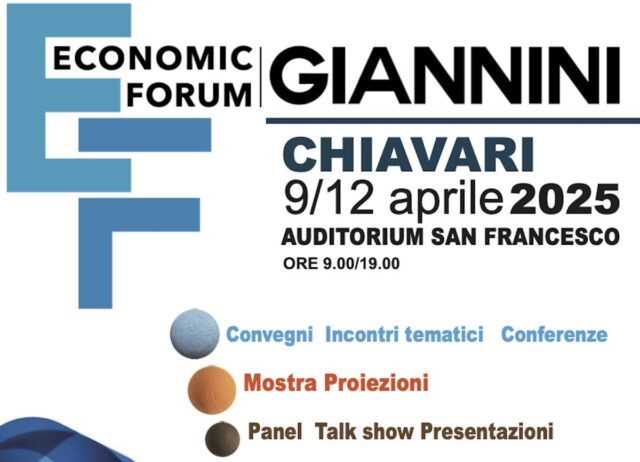Chiavari celebra l’ingegno italiano con l’Economic Forum Giannini 2025 Chiavari celebra l’ingegno italiano con l’Economic Forum Giannini 2025