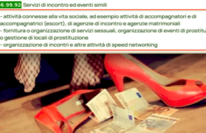 Sì a partita Iva per le prostitute, il Fisco regolarizza i ‘servizi sessuali’