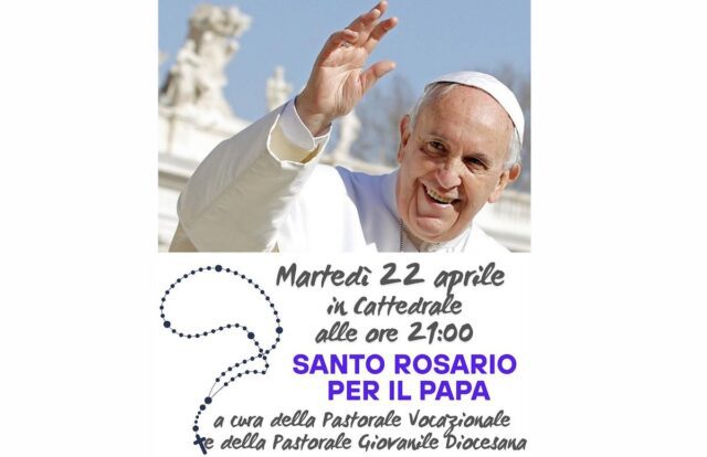 Papa Francesco, questa sera alle 21 in Cattedrale a Genova il Santo Rosario