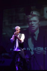 Bob Lobrano sul palco