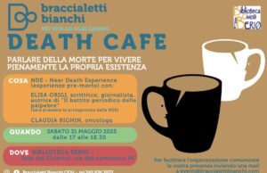 Genova: un Death Café sulle esperienze di vita ai confini della vita Genova un Death Café sulle esperienze di vita ai confini della vita. Un dialogo su scienza, cure palliative e spiritualità