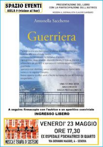 Presentazione del libro di Antonella Sacchetto-Locandina evento 23 maggio a Quarto