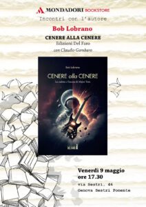 Presentazione libro di Bob Lobrano alla Mondadori di Sestri Ponente-Locandina