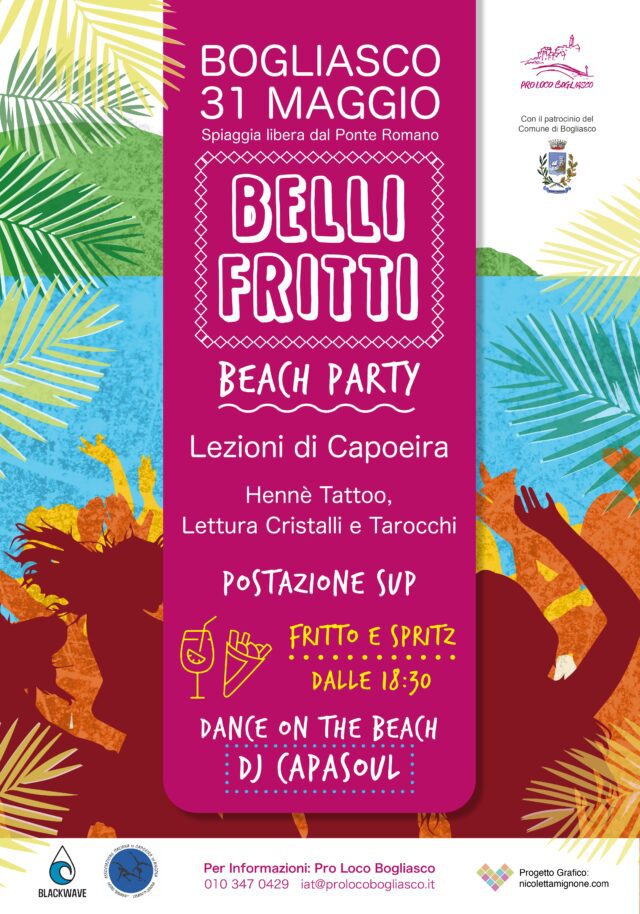 Sabato 31 a Bogliasco è tempo di Belli fritti Sabato 31 a Bogliasco è tempo di Belli fritti