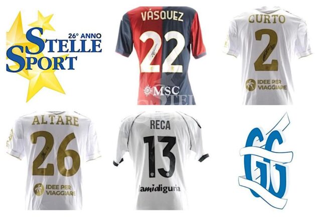 Asta benefica per la Gigi Ghirotti: su Memorabid i cimeli di Vasquez, Reca, Altare e Curto