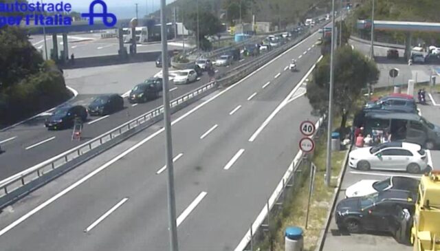 A12 cantieri domenicali, coda di 4 km tra Genova Est e Recco per lavori