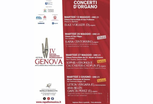 concerti organo voltri Voltri, grande musica d'organo a ponente
