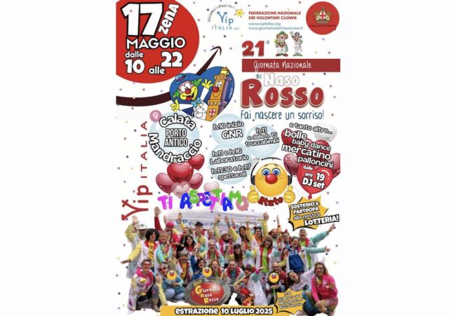 Giornata del Naso Rosso 2025: a Genova i Pagiassi portano sorrisi
