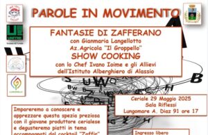 A Ceriale Parole in movimento si chiude con lo Show Cooking Fantasie di Zafferano A Ceriale Parole in movimento si chiude con lo Show Cooking Fantasie di Zafferano