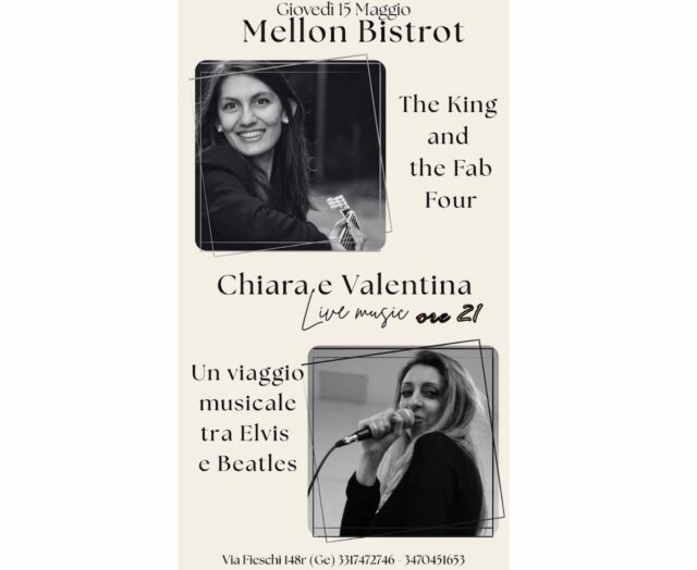 Valentina e Chiara al Mellon Bistrot giovedì 15 maggio