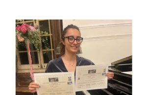 Termina con successo Sono-Spazio 2025 Claudia Vento-Pianista che ha vinto Sono Spazio 2025