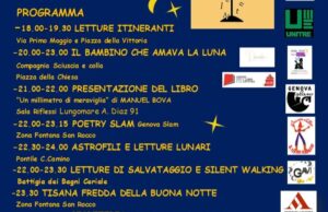 La Notte bianca dei libri sabato a Ceriale