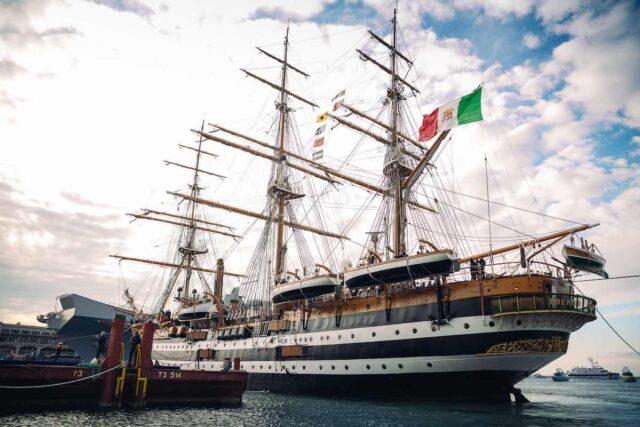 Eataly celebra a Genova la conclusione del Tour Mondiale di Nave Amerigo Vespucci