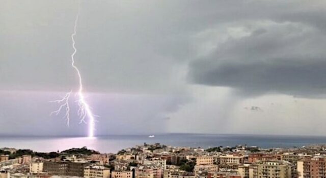 Allerta gialla per temporali su gran parte della Liguria dalle 18 alle 24 di sabato 21 giugno