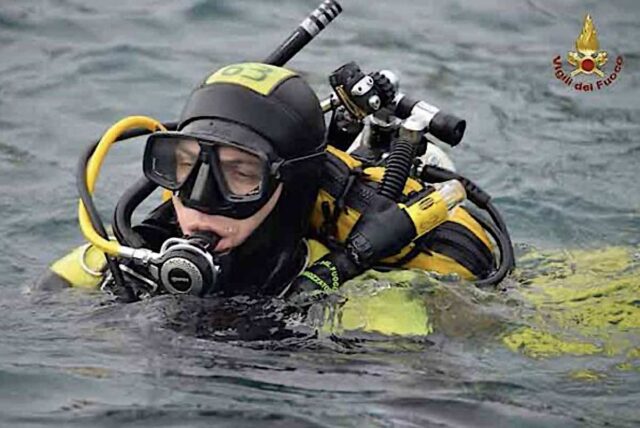 Rapallo, persona cade in mare: salvata da VVF e CP