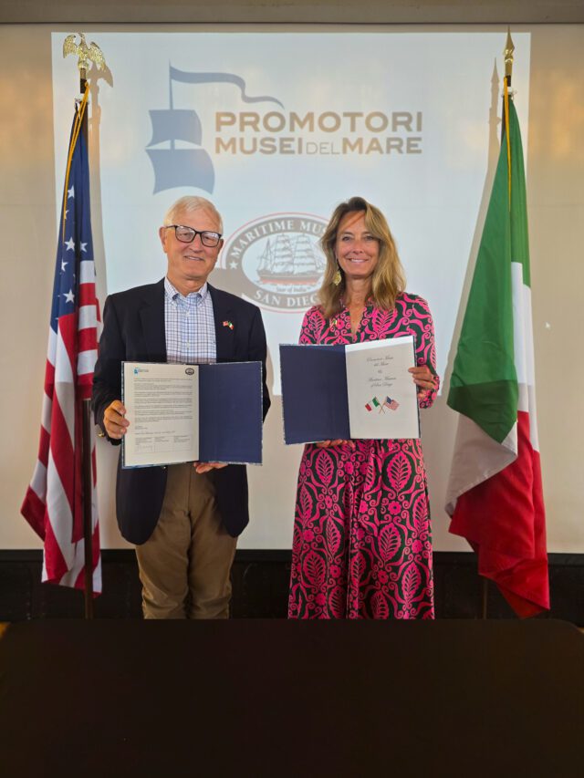 Firmato il “Sister Museum Pact” tra San Diego e Genova