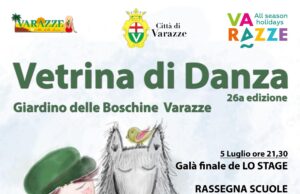 La Vetrina di Danza di Varazze vi aspetta sabato 5 alle 21.30 con il Galà finale La Vetrina di Danza di Varazze vi aspetta sabato 5 alle 21.30 con il Galà finale