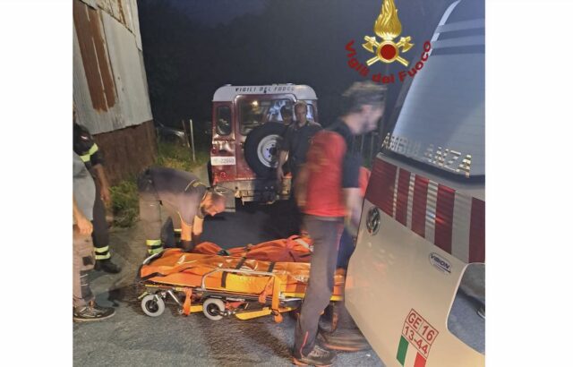 VVF soccorso ambulanza ramaceto Escursionista soccorsa sul Monte Ramaceto: intervento congiunto di Soccorso Alpino e Vigili del Fuoco