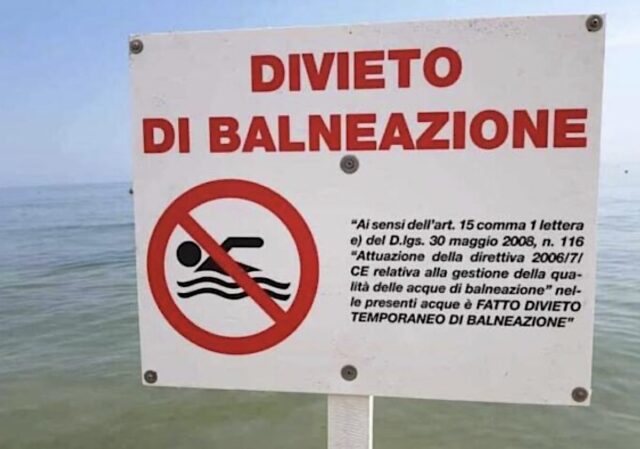 Inquinamento, divieto di balneazione a Priaruggia