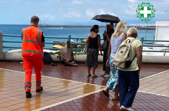 intervento punta vagno militi croce verde Punta Vagno, ustionato mentre prepara cibo: 50enne in codice giallo al Villa Scassi