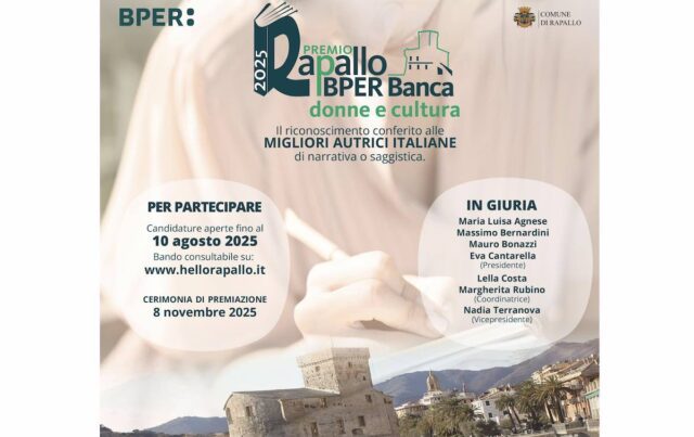 Premio Rapallo BPER Banca 2025: aperte le candidature alla quarta edizione