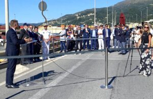Rixi e Bucci inaugurano nuovo viadotto a Pra’: più corsie per i Tir