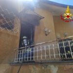 Santa Margherita, a fuoco villetta: VVF salvano cane