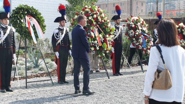 7 commemorazione tragedia ponte morandi 6 Genova ha ricordato le 43 vittime del crollo del Ponte Morandi