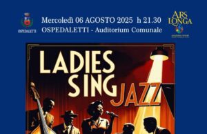 Concerto Ladies in jazz domani alle 21.30 all’auditorium comunale di Ospedaletti Concerto Ladies in jazz merc. 6 alle 21.30 all'auditorium comunale di Ospedalettii, organizzato e curato da Ars longa e l'Eufonika Jazz band