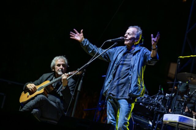 Successo per il concerto di Roberto Vecchioni al Parco San Rocco di Alassio