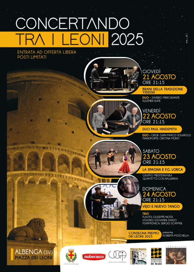 Annunciato il programma di "Concertando tra i Leoni"