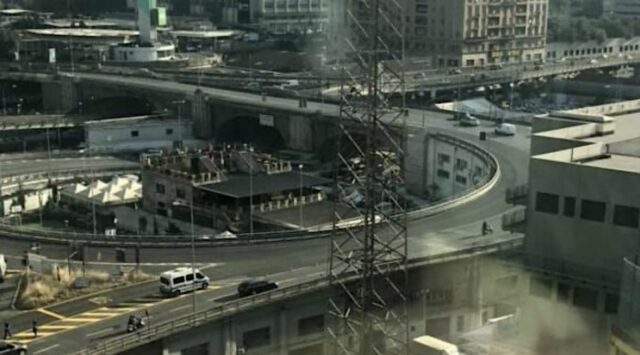 Genova, chiusura notturna del ponte elicoidale di San Benigno: date e modifiche al traffico Genova, chiusura notturna del ponte elicoidale di San Benigno: date e modifiche al traffico