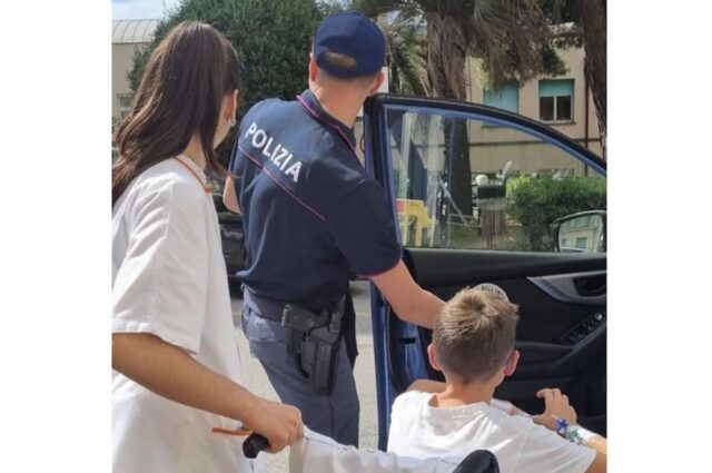 Il treno dei regali per i bimbi del Gaslini