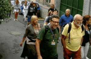 Proseguono ad Alassio le passeggiate con Bruno Schivo Proseguono ad Alassio le passeggiate con Bruno Schivo