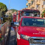 Incendio in uno stabilimento balneare ad Albissola Marina