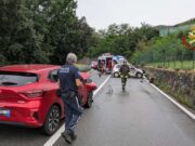 Incidente stradale a Varazze: scontro tra due auto sulla via Genova Incidente stradale a Varazze: scontro tra due auto sulla via Genova