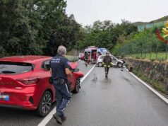 Incidente stradale a Varazze: scontro tra due auto sulla via Genova Incidente stradale a Varazze: scontro tra due auto sulla via Genova