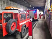 Soccorso in area impervia sopra la Galleria del Malpasso Soccorso in area impervia sopra la Galleria del Malpasso