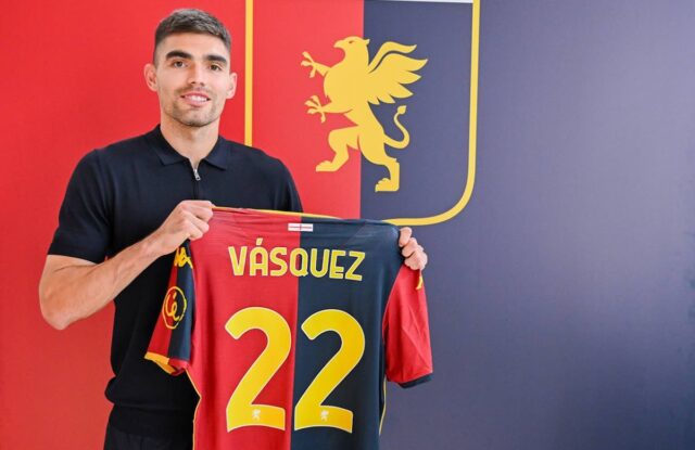Johan Vasquez genoa Genoa prolunga con Johan Vásquez fino al 2028: il capitano resta rossoblù
