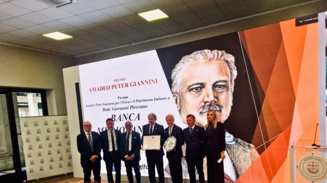 Il Premio Amadeo Peter Giannini assegnato a Banca Mediolanum Il Premio Amadeo Peter Giannini assegnato a Banca Mediolanum