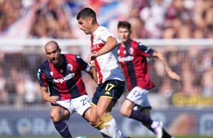 Il Genoa a Bologna va in vantaggio, poi subisce il pari ed al 98′ cade a causa di un calcio di rigore Il Genoa a Bologna va in vantaggio, poi subisce il pari ed al 98' cade a causa di un calcio di rigore